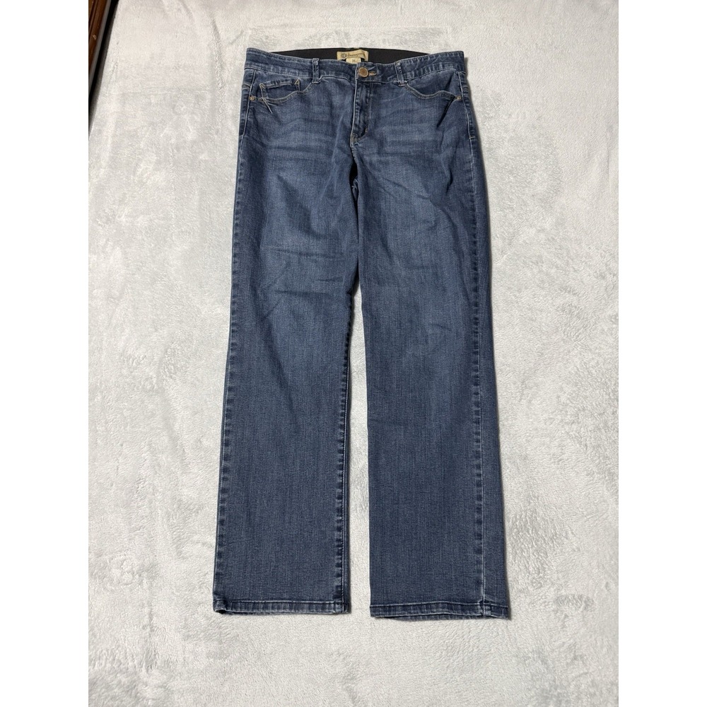 Democracy Jeans Women's 16 Straight Blue Ab Technology Denim 34x30